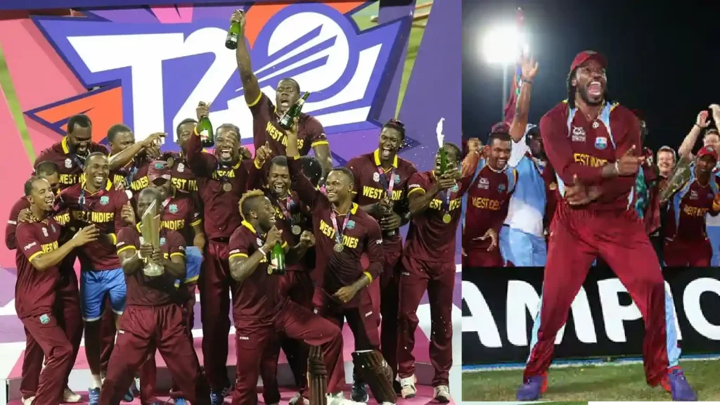 T20 World Cup 2012 and 2016 winners West Indies