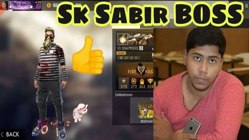 SK sabir free fire
