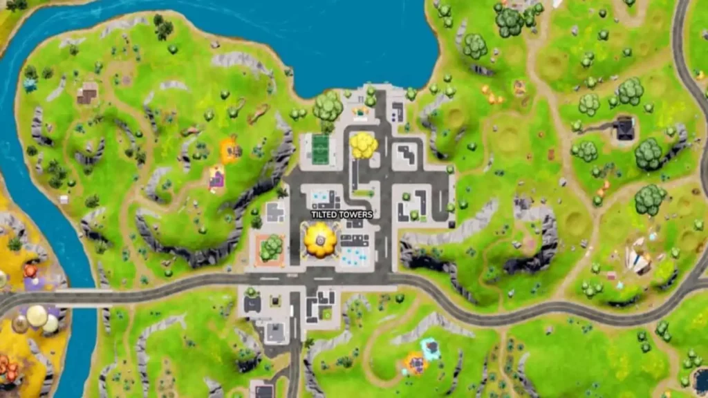 Tilted towers