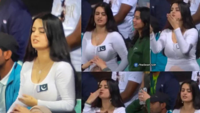 Meet Natasha, Beautiful Pakistani Mystery Girl spotted during PAK vs NZ Semi Final Match