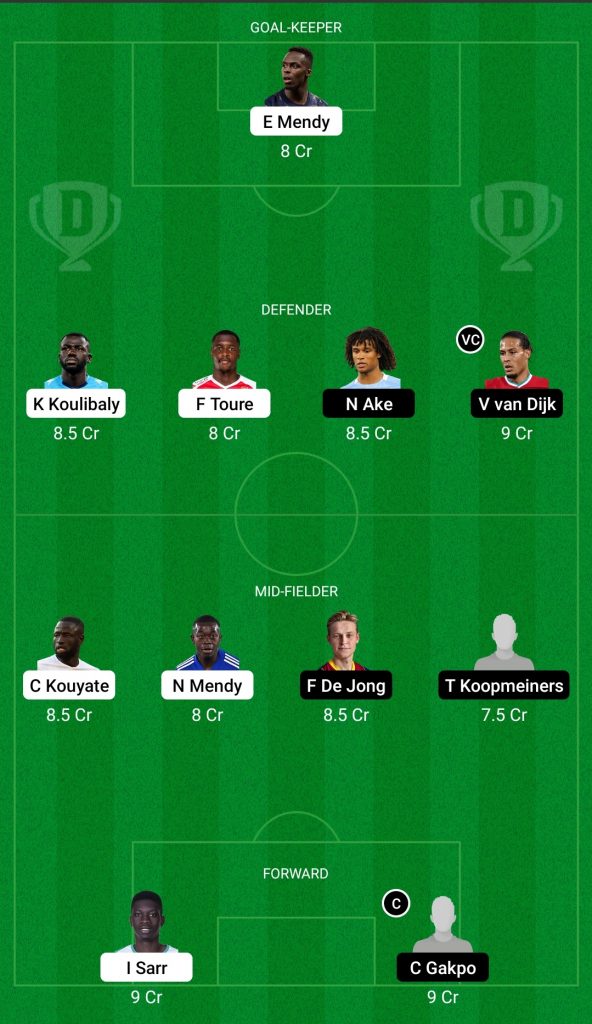 Senegal vs Netherlands Dream 11 Fantasy Team