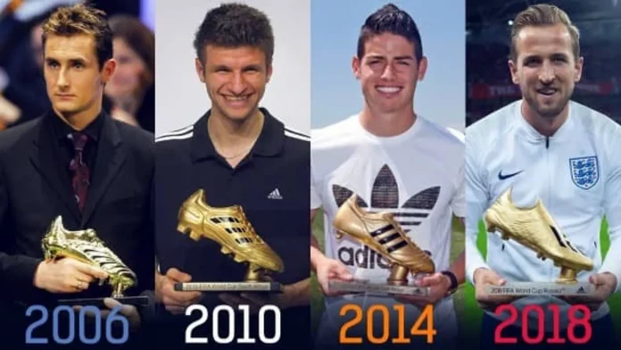 FIFA World Cup Golden Boot Winners From 2006 to 2022