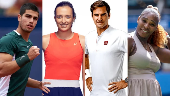 Carlos Alcaraz, Iga Swiatek excel in the new tennis era as Roger Federer, Serena Williams retire