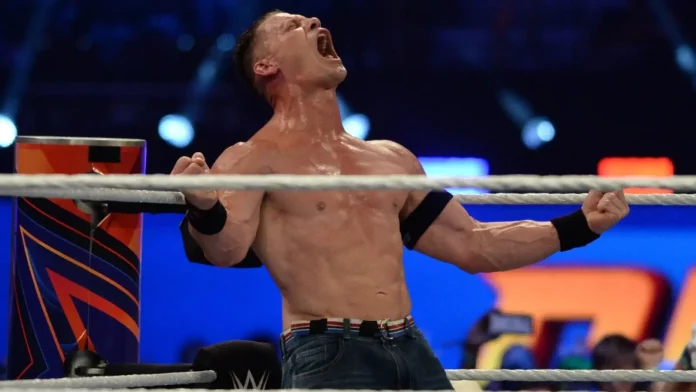 16-time WWE Champion John Cena in action.