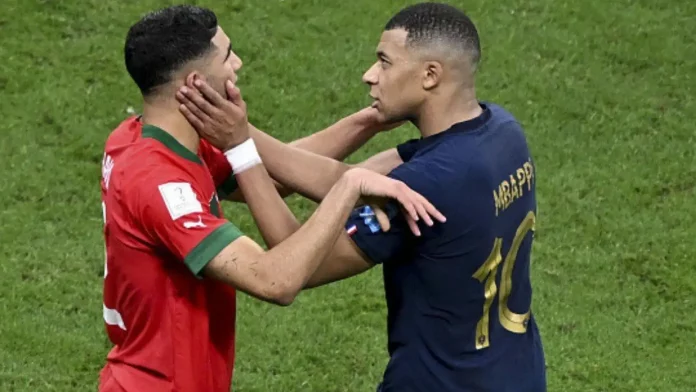 “You made history”, Kylian Mbappe tells Hakimi after France crushes Morocco’s World Cup hopes
