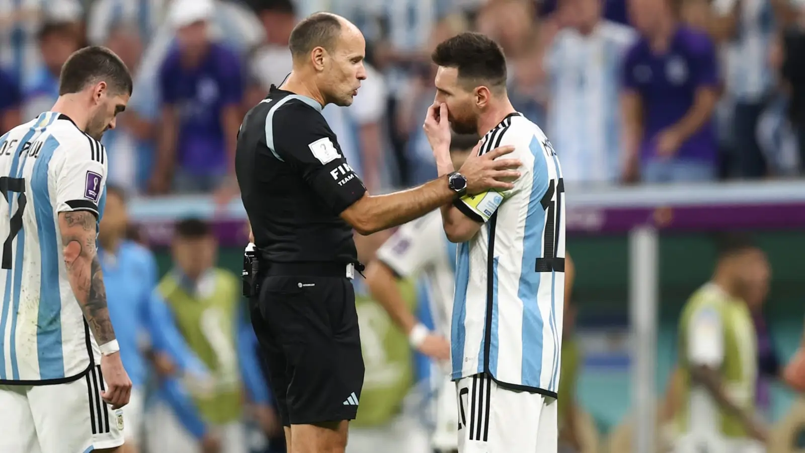 FIFA World Cup 2022: Referee sent home after Messi questioned over ...