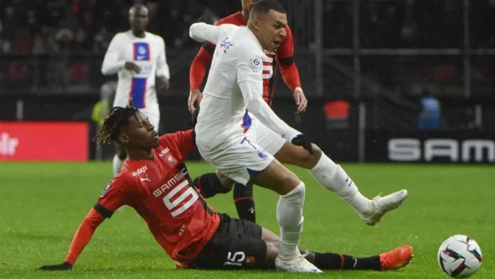 PSG lose to Rennes 1-0