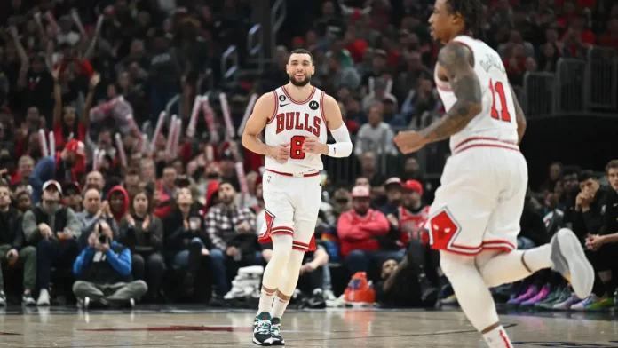 Zach LaVine and DeMar DeRozan of the Bulls go off in a comeback win over the Jazz