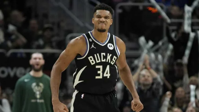 Giannis Antetokounmpo scores 41 points to lead the Milwaukee Bucks to a victory over the Indiana Pacers