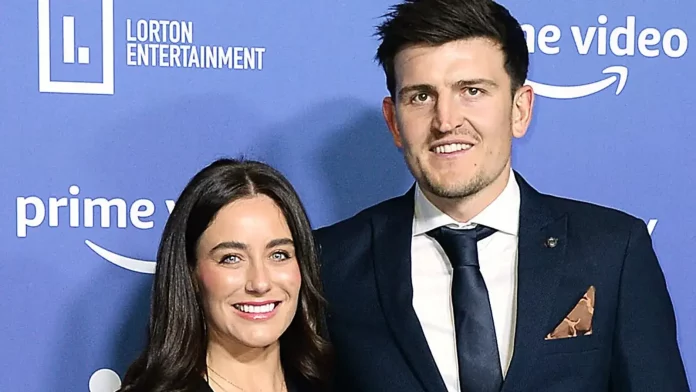 Harry Maguire with Wife Fern Hawkins