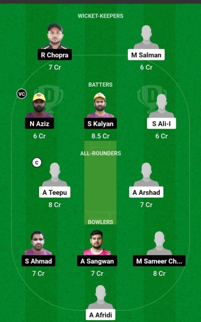 GED vs AJH Dream11 Prediction, Player Stats, Captain & Vice-Captain, Fantasy Cricket Tips, Playing XI, Pitch Report, Injury and weather updates of ICCA Arabian T20 League