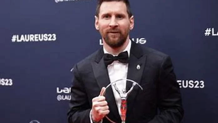 Lionel Messi Wins Lauren's Award