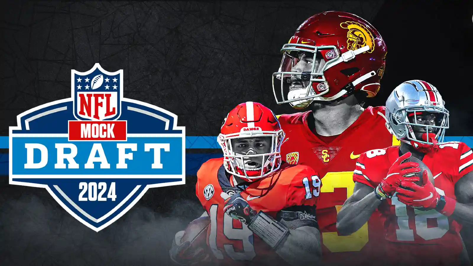 NFL Mock Draft 2024 first round Caleb Williams and three other
