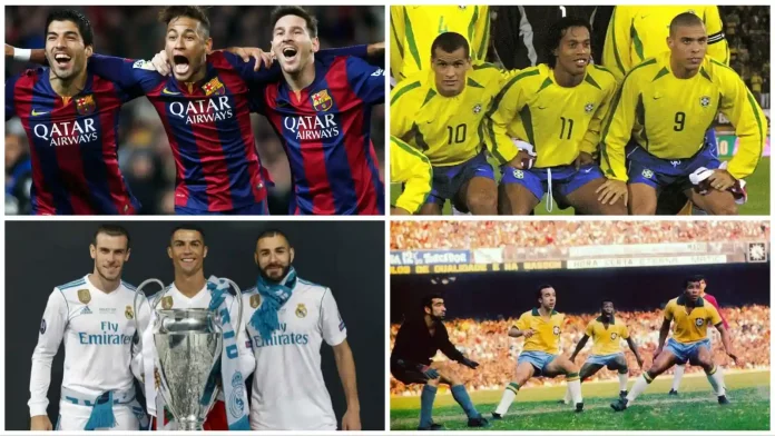 top 10 greatest trios in the history of football