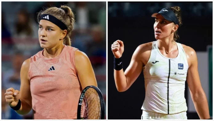 Karolina Muchova vs Beatriz Haddad Maia results: Karolina Muchova defeats Beatriz Haddad Maia after losing the first set at the Cincinnati Open 2024.