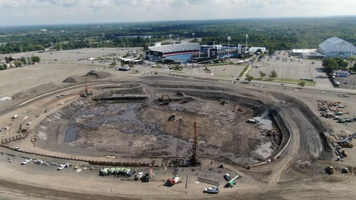 Drugged and Sloshed Man trespasses into the Buffalo Bills new stadium site