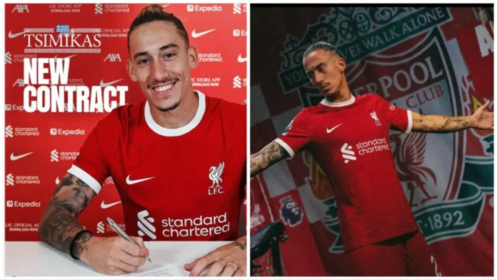 Kostas Tsimikas signs a new long term deal at Liverpool until 2027
