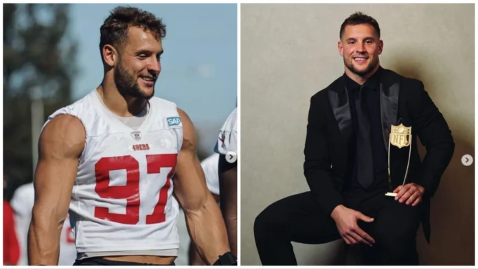 Nick Bosa officially signs an extension contract with the 49ers.