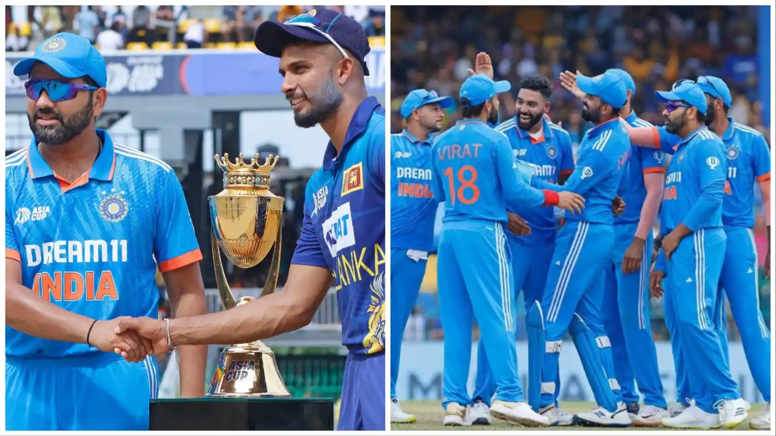 The Indian Cricket Team defeats Sri Lanka to win their 8th Asia Cup title