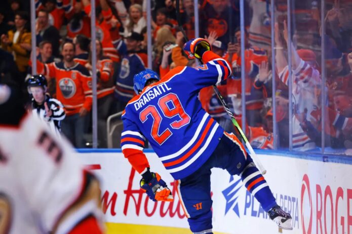 Leon Draisatl shines with four point game as Oilers settle for a ...