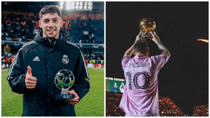 “Lionel Messi is one of the best in the world,” says Federico Valverde