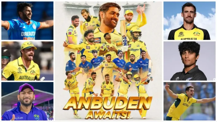 Players that the Chennai Super Kings might target in the 2024 IPL mini-auction