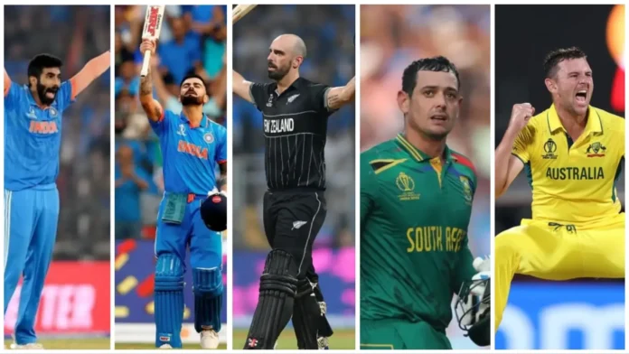 The ICC announces the 2024 ODI World Cup Team of the Tournament