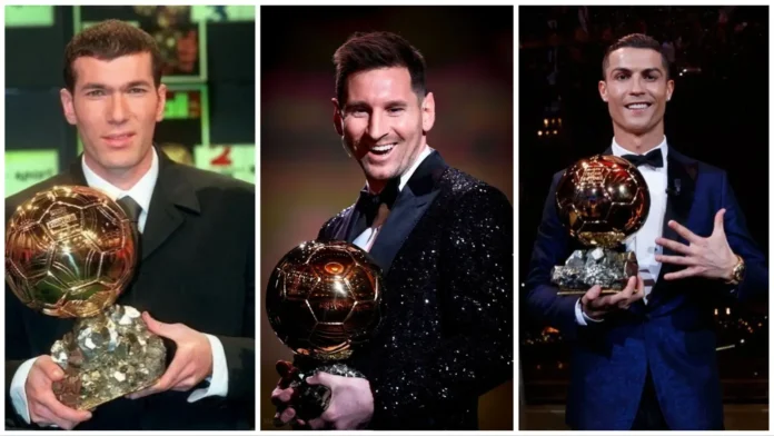 Top 3 Rankings of every Ballon d’Or since 1956