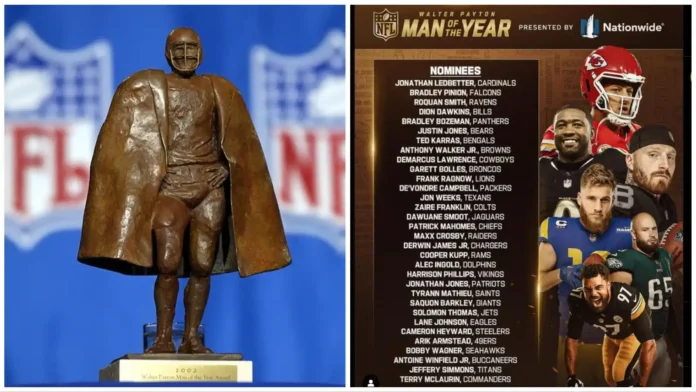 2024 Walter Payton Man of the Year Nominees: Know all the 32 players who are nominated for the award