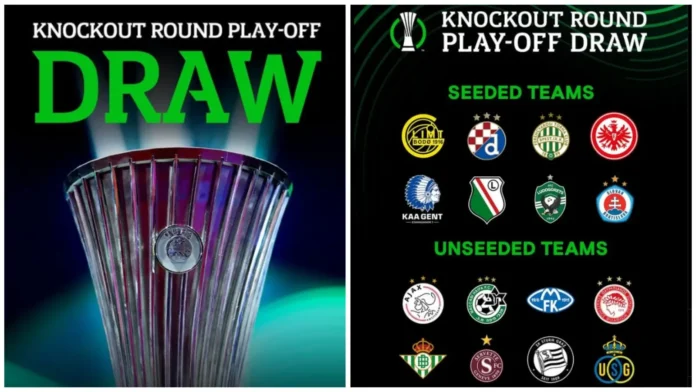 Conference League Knockout Round Draws 2024-24: Union SG to face Frankfurt!