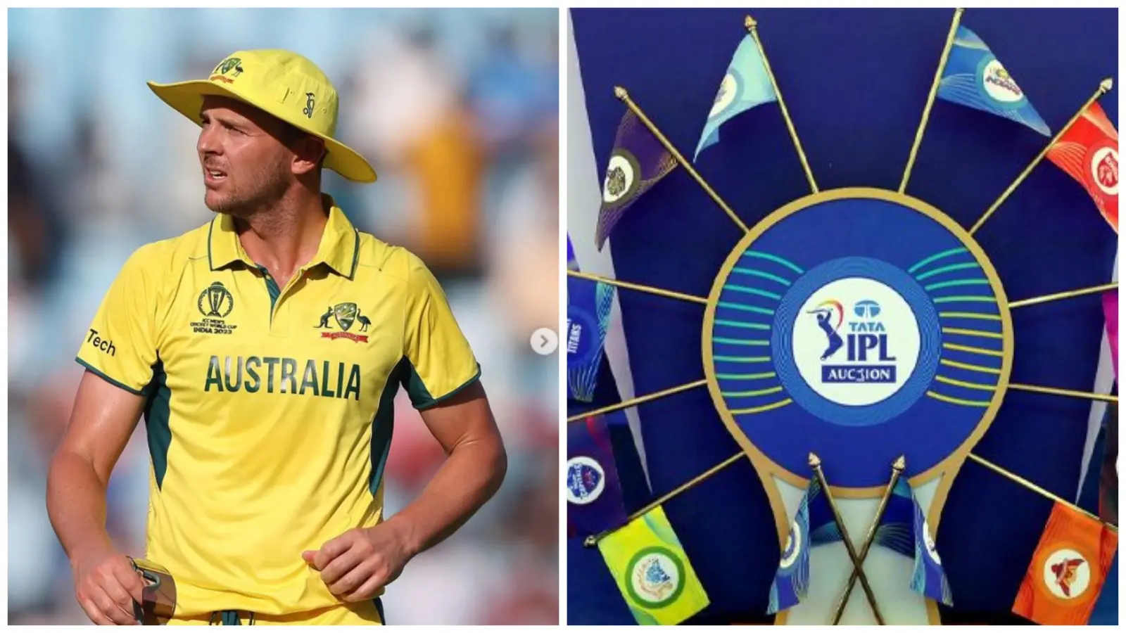 Josh Hazlewood goes unsold in the 2024 IPL Auction