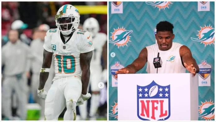 “Miami Dolphins is the best team in the American Football Conference!” says Tyreek Hill