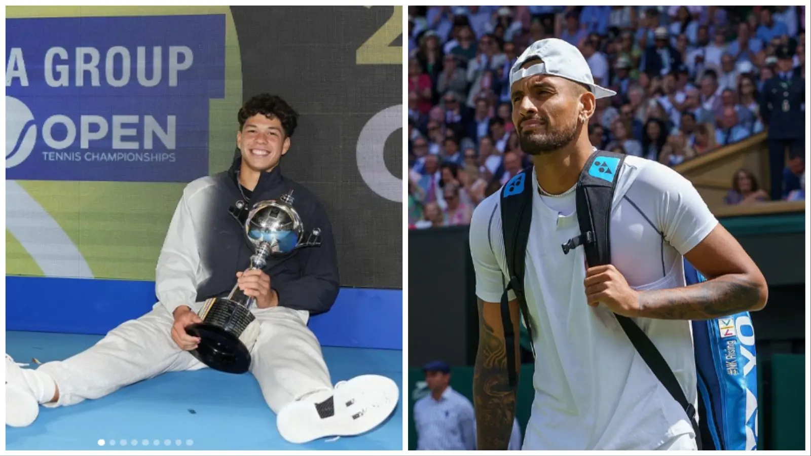 Nick Kyrgios prevê o potencial sucesso de Ben Shelton em 2024 e