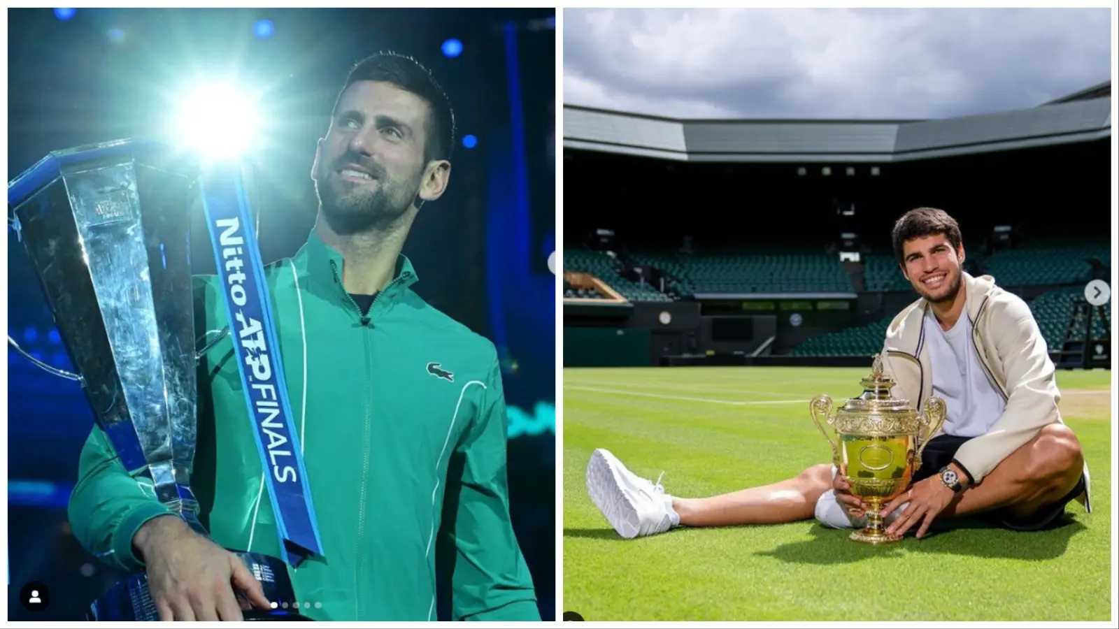 Novak Djokovic and Carlos Alcaraz on a mission Win all Grand Slam