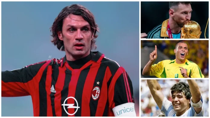 Paolo Maldini picks his three greatest footballers in history