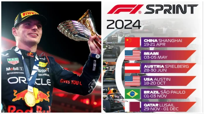 Six Sprint races to be a part of the F1 2024 season