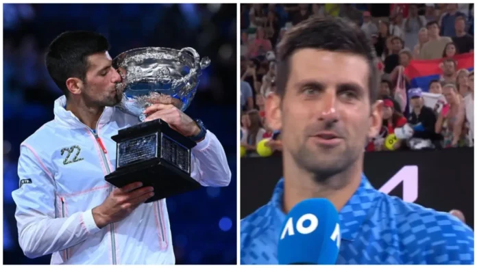Novak Djokovic gives a hilarious reply when asked about the secret of winning tournaments