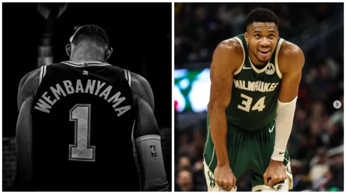 “Victor Wembanyama is way taller than 7 feet, 3 inches!” Giannis Antetokounmpo after the Bucks vs Spurs game