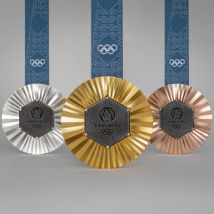 Paris Olympics Medal Front View. Image Credits: @jogosolympicos Instagram