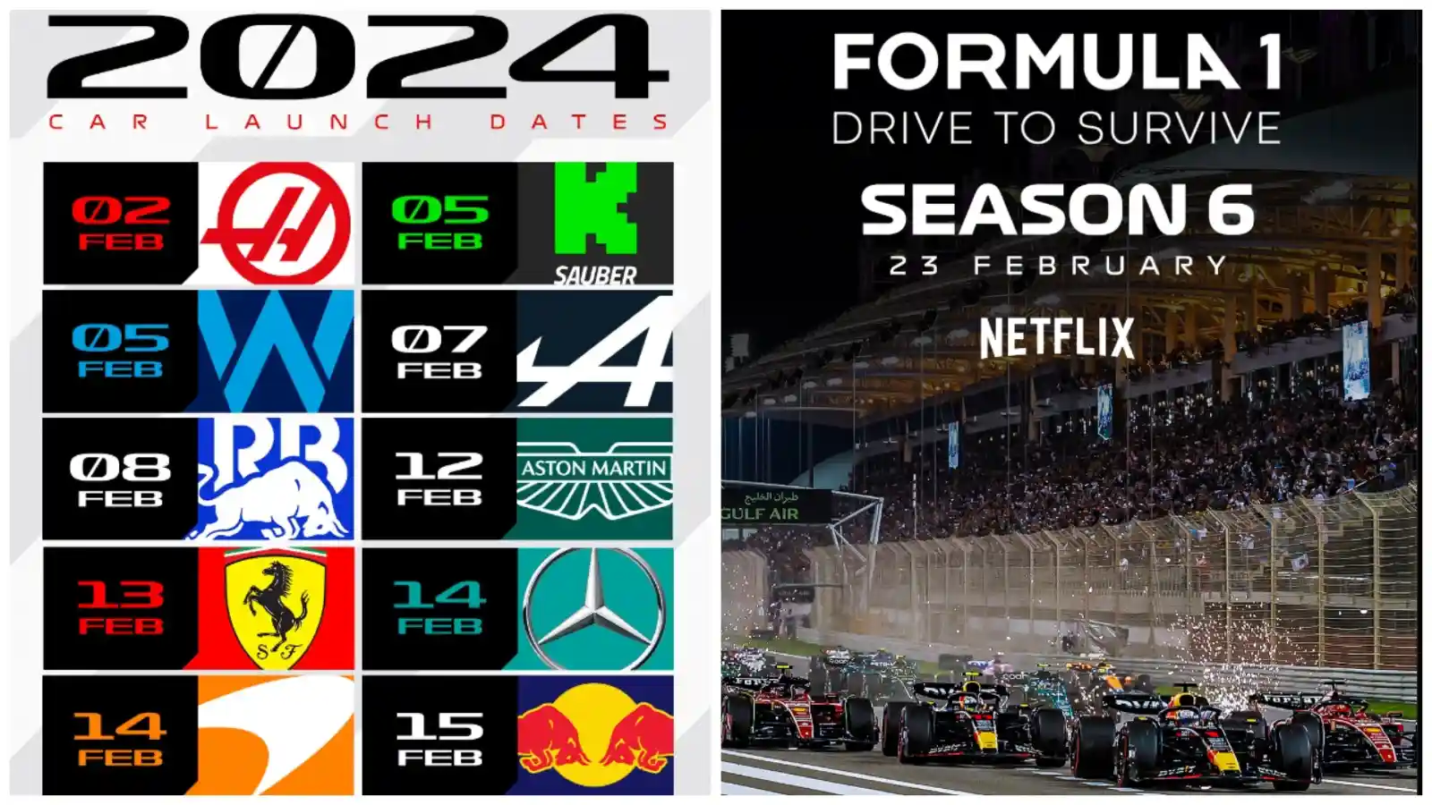 An actionpacked February schedule for F1 fans