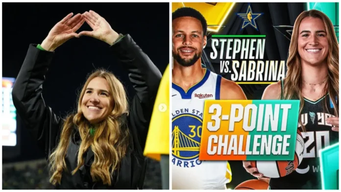 Kyrie Irving backs Sabrina Lonescu in the Steph vs Sabrina All-Star 3-Pointer contest