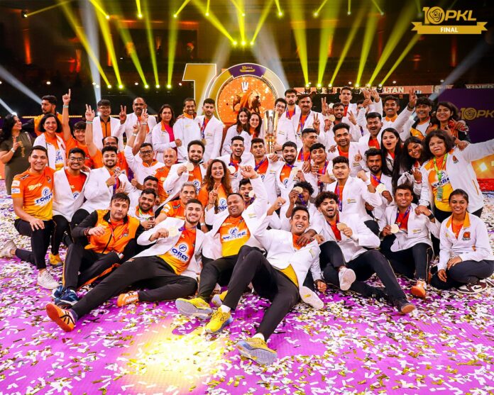 Puneri Paltan, the PKL 9 runners-up, defeated Haryana Steelers 28-25 in the final to claim their first-ever Pro Kabbadi League title at Gachibowli Stadium, Hyderabad.