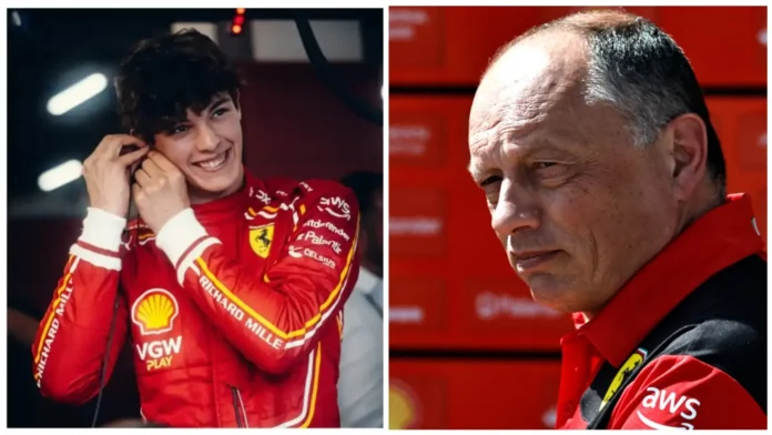 Ferrari Team Principal is impressed with Oliver Bearman's dream debut