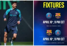 Robert Lewandowski is heads-up on Barcelona defeating PSG and reaching the semifinals Robert Lewandowski is heads-up on Barcelona defeating PSG and reaching the semifinals