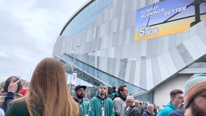 The Sports Day Atmosphere at An NFL London Game