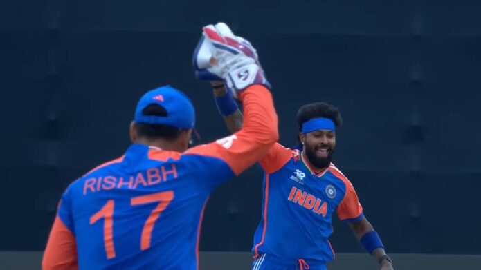 Hardik Pandya in Indian Jersey at T20 WC