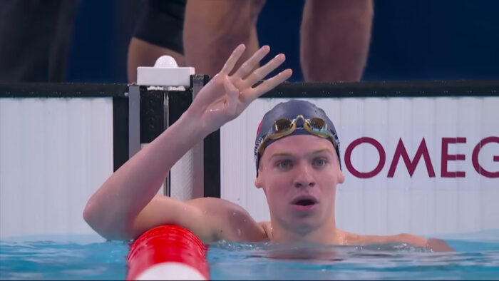 Léon Marchand - Swimming champion on Paris 2024 Olympics