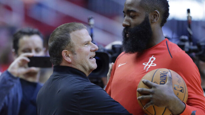 James Harden and the owner of Houston Rockets