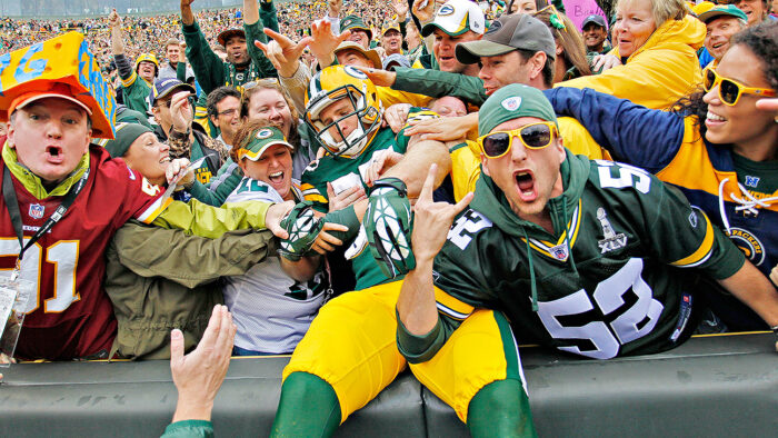 Green Bay Packers and the Lambeau Leap